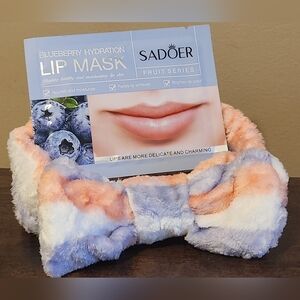 SPA HEADBAND/LIP MASK SET
